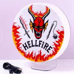 Ditverzinjeniet Verlichting|Stranger Things Hellfire Club logo lamp