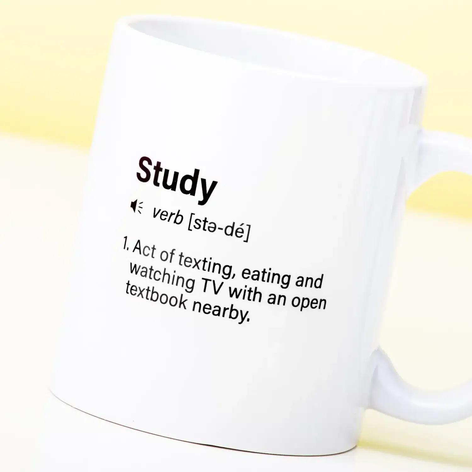 Ditverzinjeniet Mokken & Glazen|Study mok