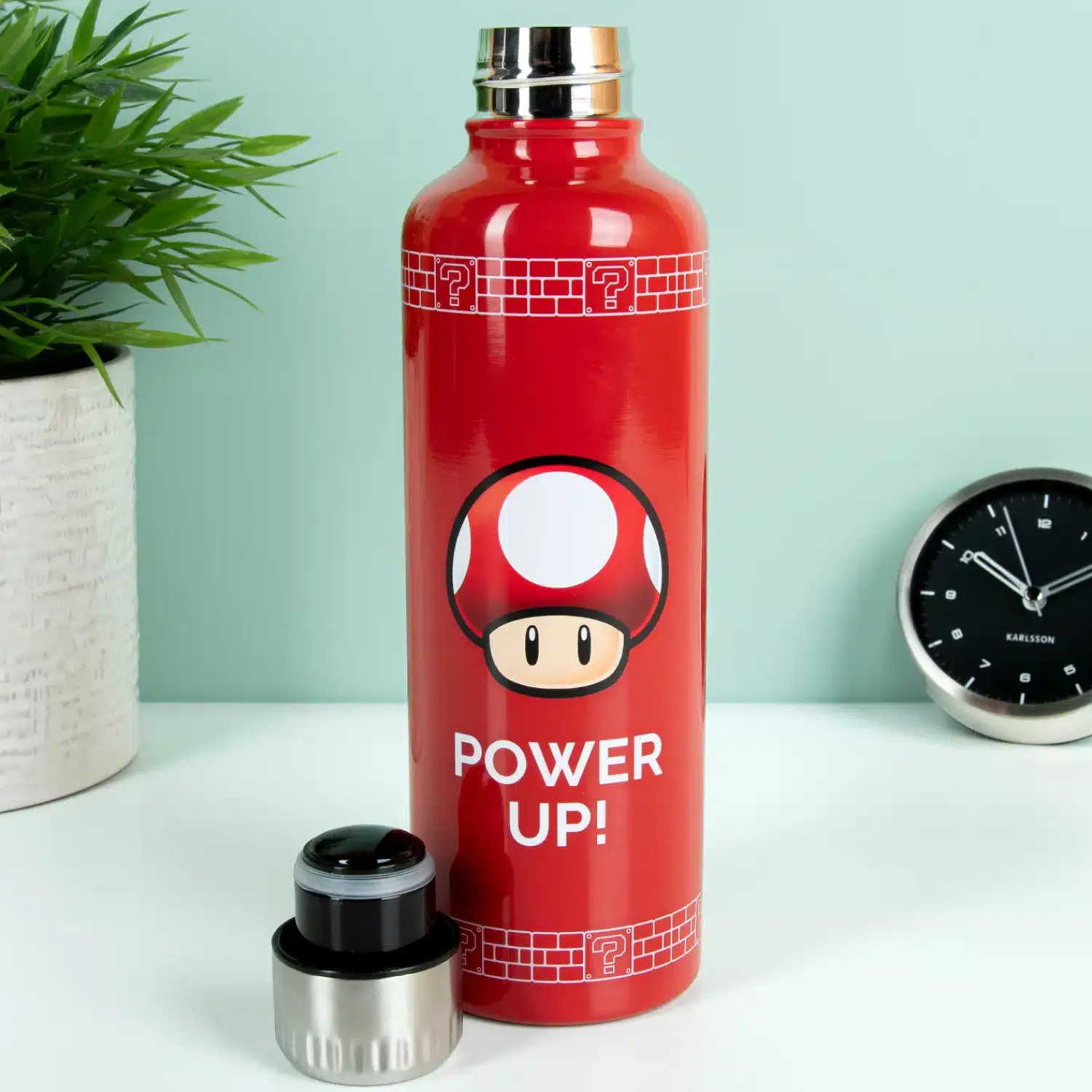 Ditverzinjeniet Thermosflessen|Duurzaam|Super Mario Power Up thermosfles