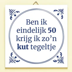 Ditverzinjeniet Tegeltjes|Tegeltje Ben ik eindelijk jarig