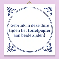 Ditverzinjeniet Tegeltjes|Tegeltje Dure tijden