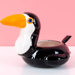 Ditverzinjeniet Bloempotten|Toekan zwemband potje