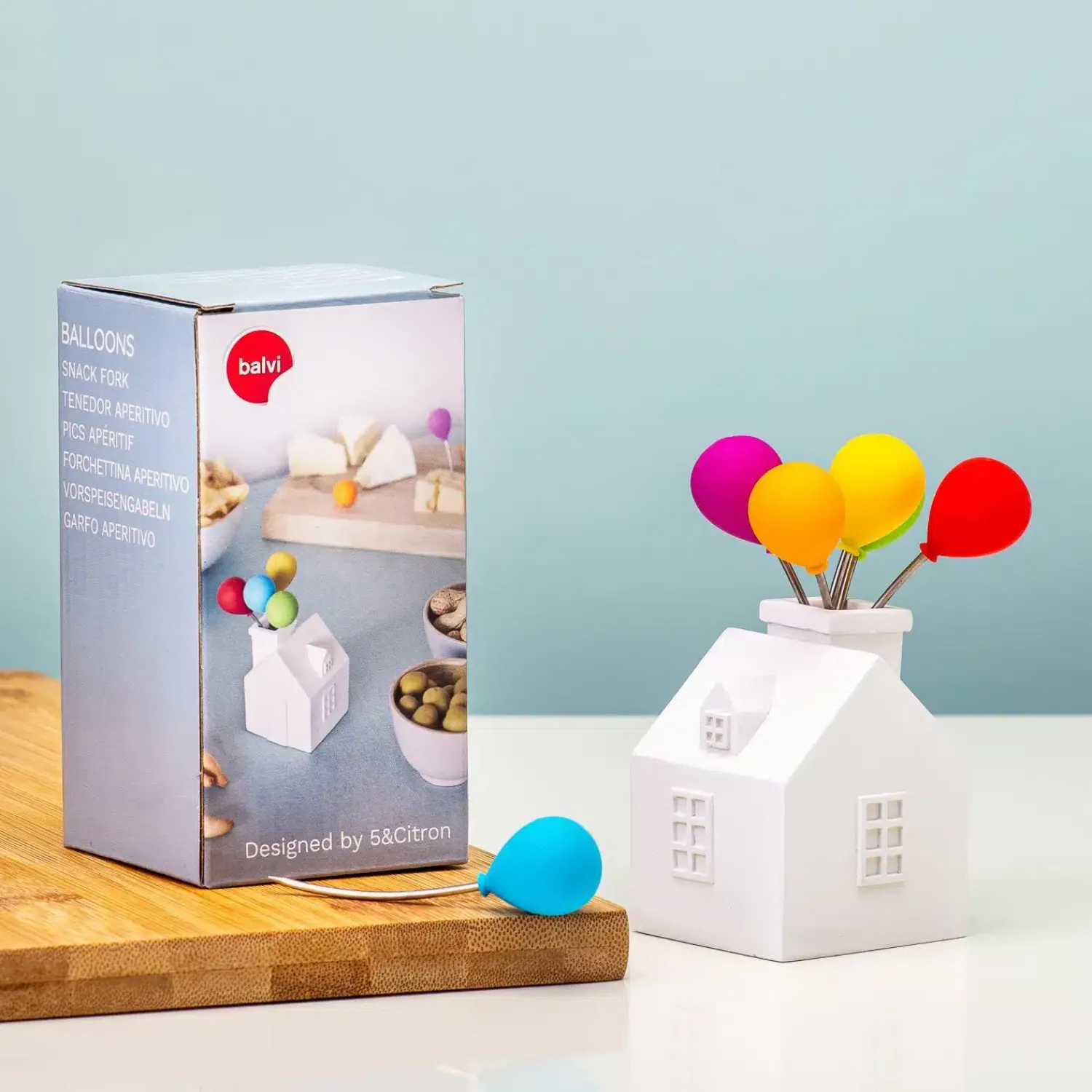 Ditverzinjeniet Cocktailprikkers|Up cocktailprikkers met huisje