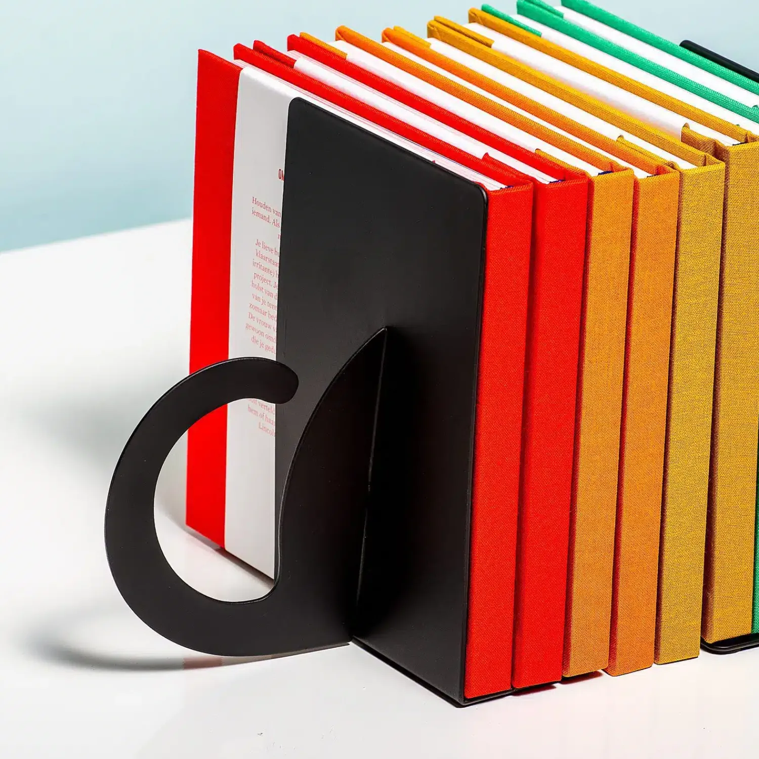 Ditverzinjeniet Boekensteunen|Verstopte kat boekensteun (set van 2)