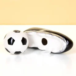 Ditverzinjeniet Peper- En Zoutstellen|Voetbalschoen en bal peper- en zoutstel