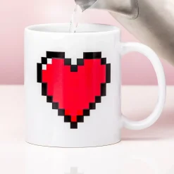 Ditverzinjeniet Retro|Mokken & Glazen|Warmtegevoelige mok pixel hart