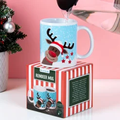 Ditverzinjeniet Mokken & Glazen|Warmtegevoelige rendier kerstmok