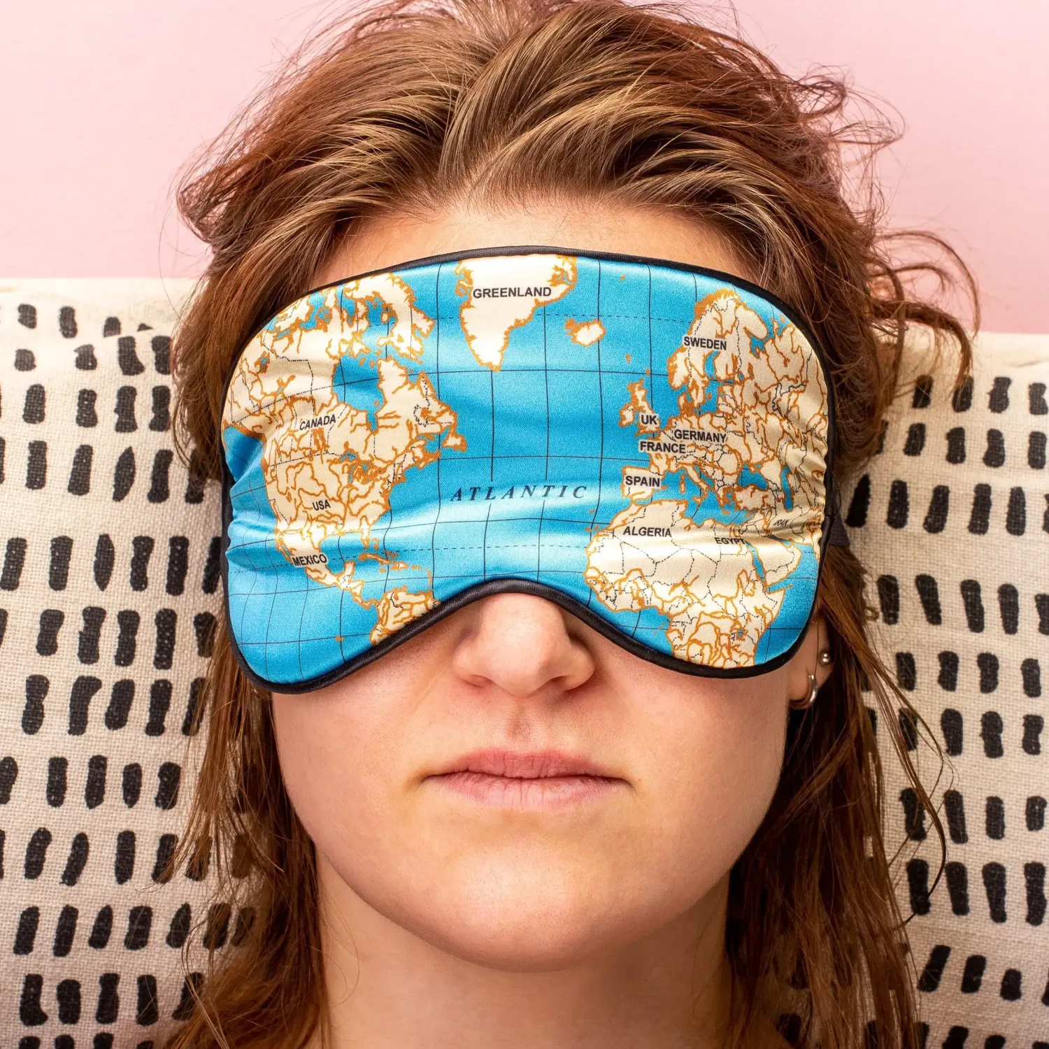 Ditverzinjeniet Reizen|Slaapkamer|Wereldkaart slaapmasker