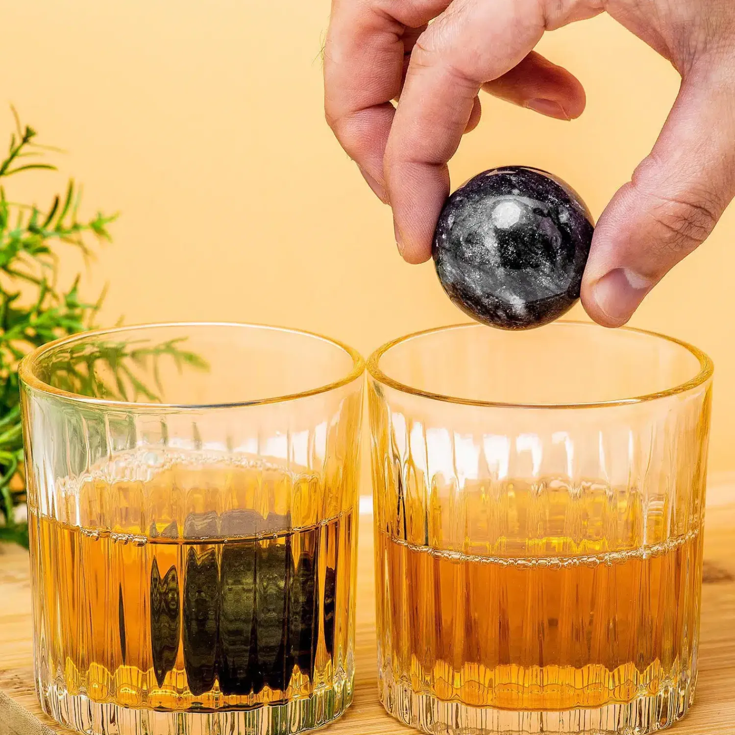 Ditverzinjeniet Mokken & Glazen|Borrelen|Whiskey glazen en ijsballen (set van 4)