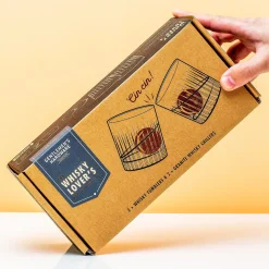 Ditverzinjeniet Mokken & Glazen|Borrelen|Whiskey glazen en ijsballen (set van 4)