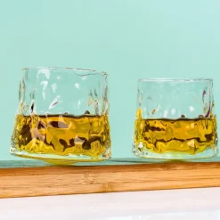 Ditverzinjeniet Mokken & Glazen|Whiskey on the rocks glazen (set van 2)