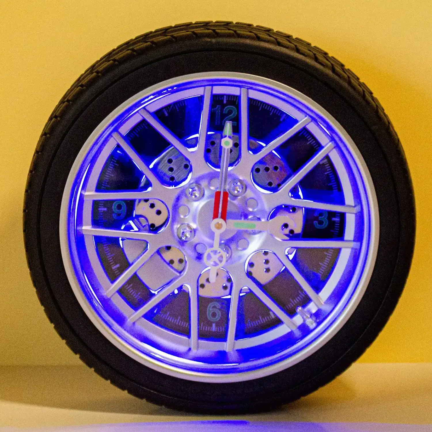 Ditverzinjeniet Retro|Klokken En Wekkers|Wiel klok met ledverlichting