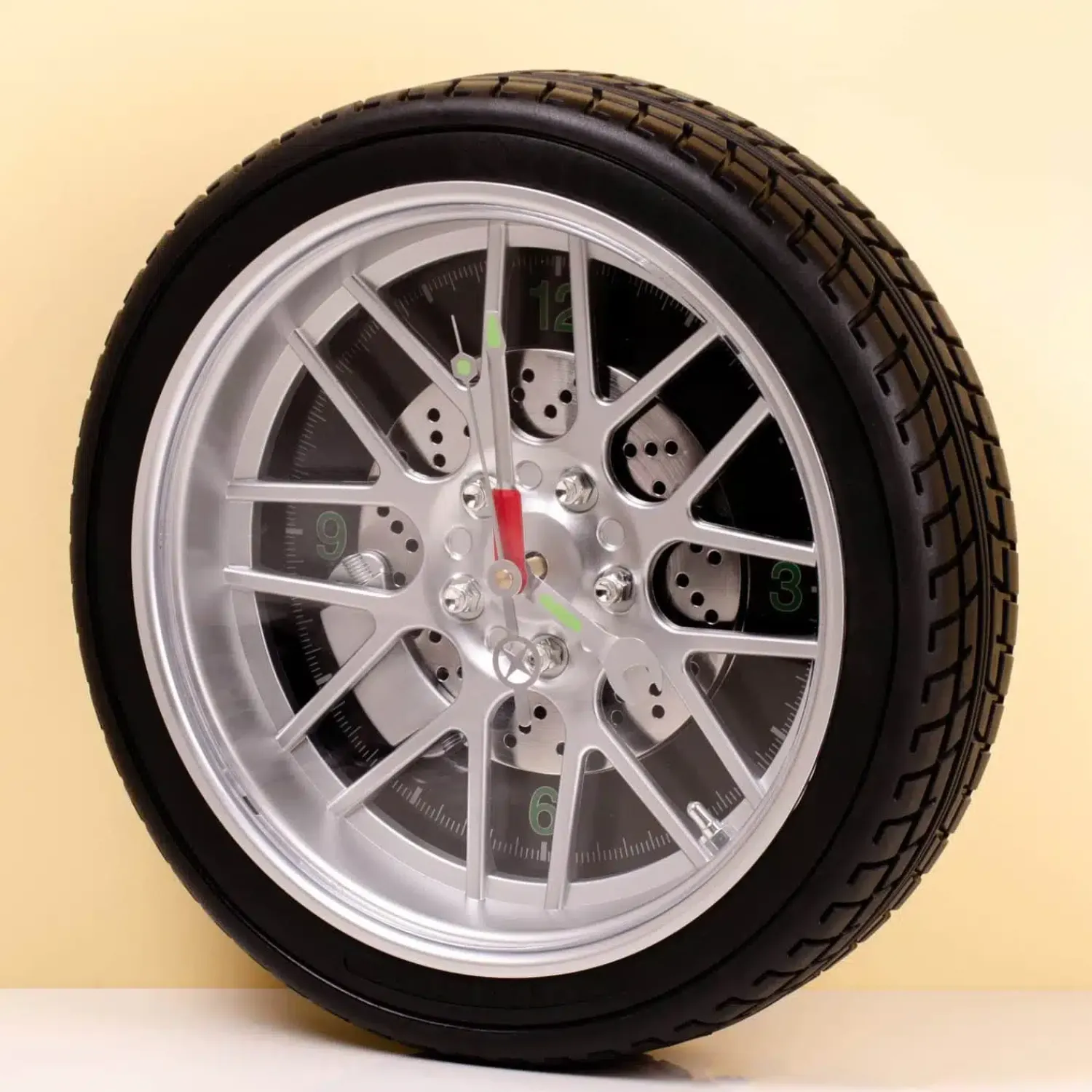 Ditverzinjeniet Retro|Klokken En Wekkers|Wiel klok met ledverlichting