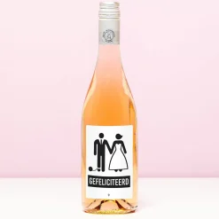 Ditverzinjeniet Vrijgezellenfeestjes|Wijnflessen|Wijnfles Game over Bruidspaar