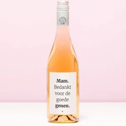 Ditverzinjeniet Wijnflessen|Borrelen|Wijnfles Mam bedankt voor de goede genen