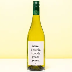 Ditverzinjeniet Wijnflessen|Borrelen|Wijnfles Mam bedankt voor de goede genen