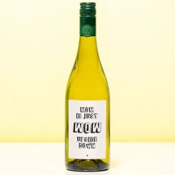 Ditverzinjeniet Wijnflessen|Borrelen|Wijnfles Mom is wow upside down