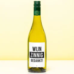 Ditverzinjeniet Wijnflessen|Wijnfles Wijnzinnig bedankt