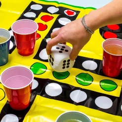 Ditverzinjeniet Drankspelletjes|Vrijgezellenfeestjes|XXL Ludo drankspel met plastic bekers