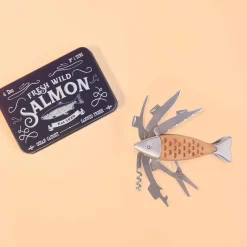 Ditverzinjeniet Multitools|Zalm multitool in cadeaublik